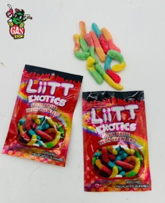Liitt Exotics Sour Crawlers 1000MG Edibles