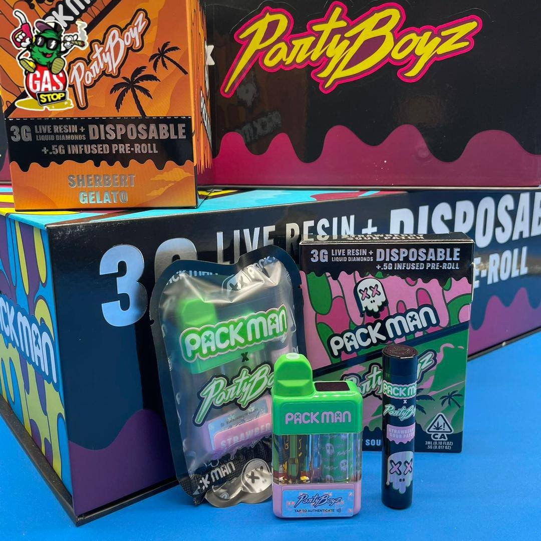 Packman X Partyboys 3G Disposable Packman X Partyboys 3G Disposable