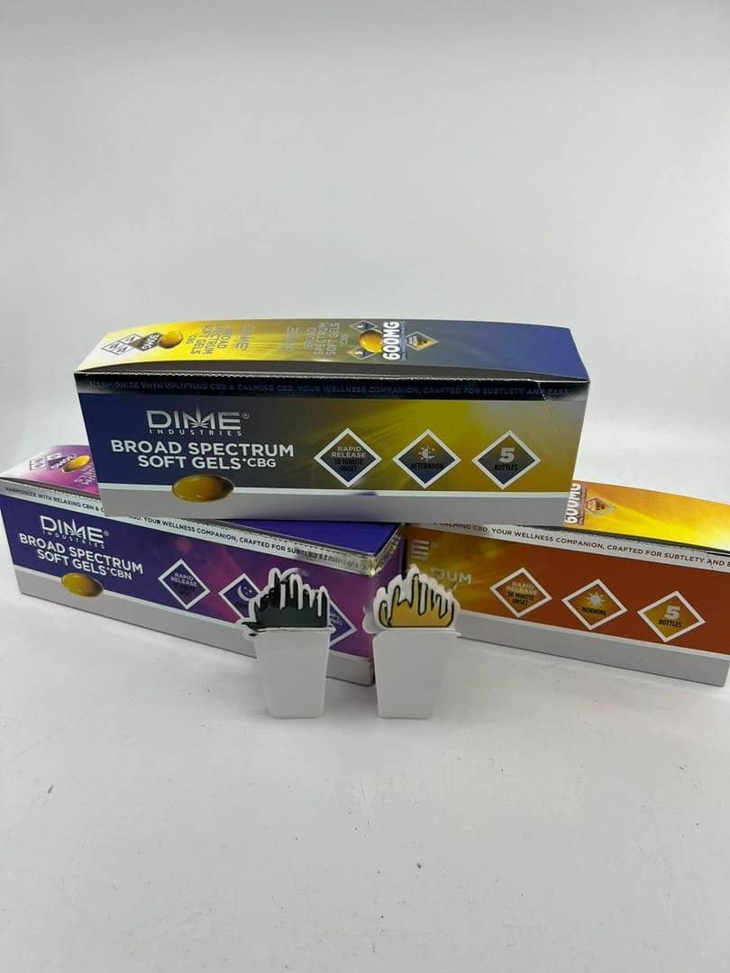 Dime Soft Gels THC + CBD Pills 600mg Dime Soft Gels THC + CBD Pills 600mg